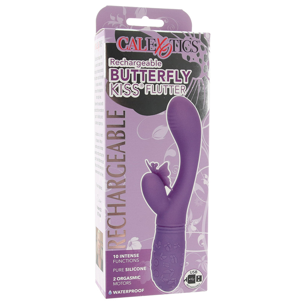 Butterfly Kiss Rechargeable Flutter Vibe in Purple