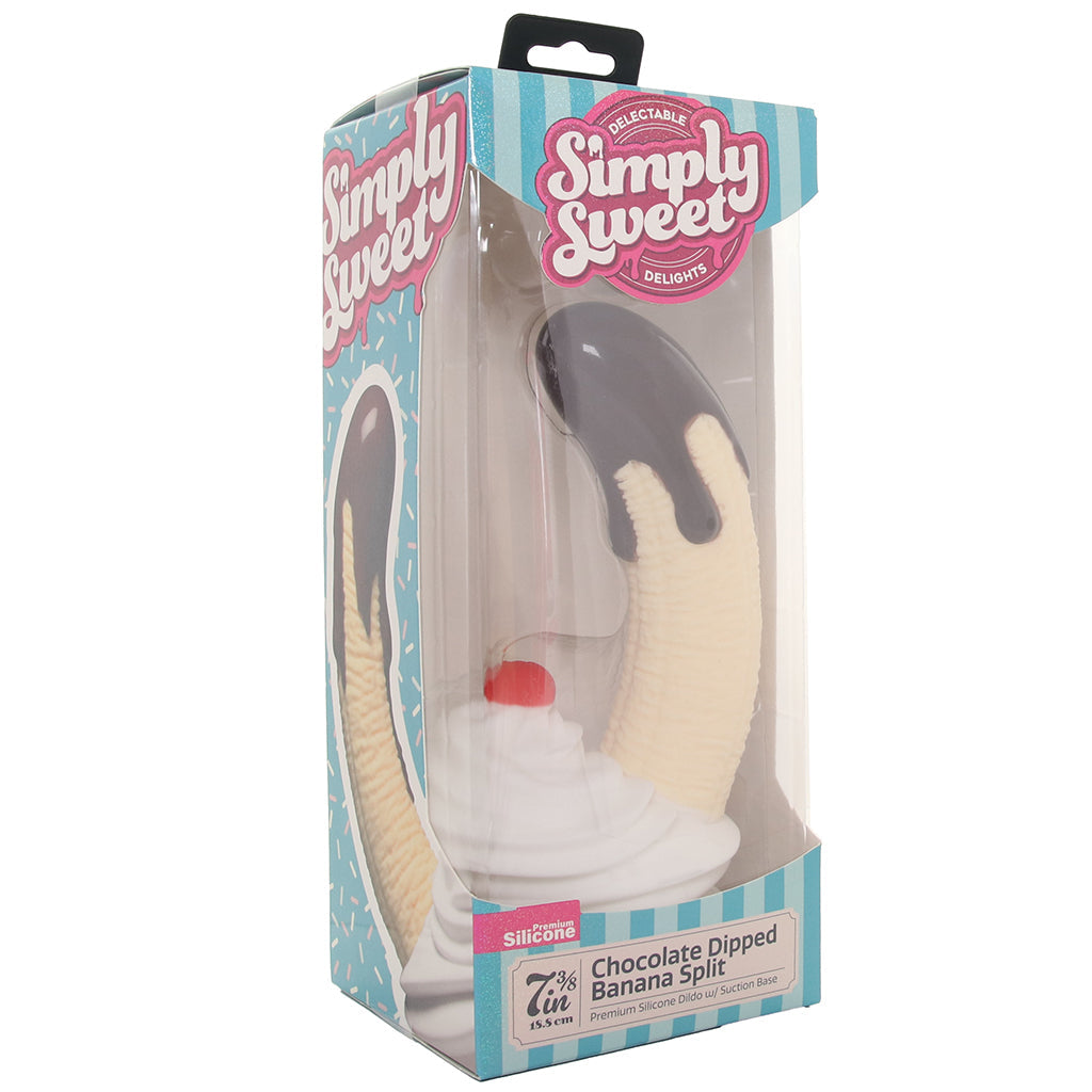 Simply Sweet Chocolate Dipped Banana Split Dildo