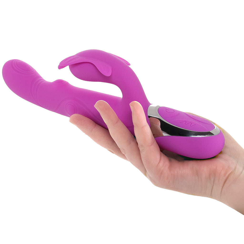 Enchanted Butterfly Rabbit Vibe: Luxurious Dual-Action G-Spot & Clitoral Stimulator