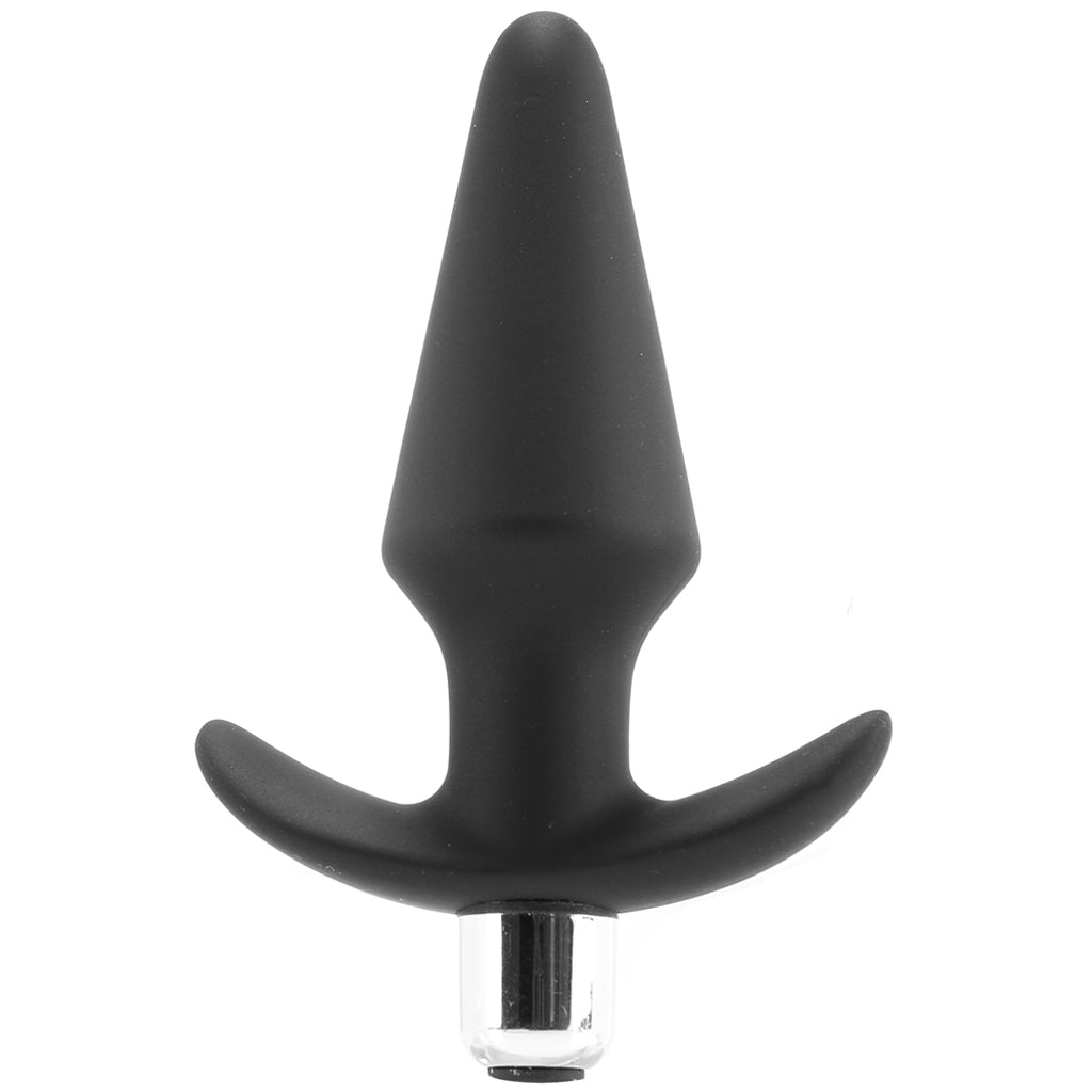 Luxe Luxe Discover Vibrating Silicone Butt Plug in Black - Vibrators - HoneyHugs Canada