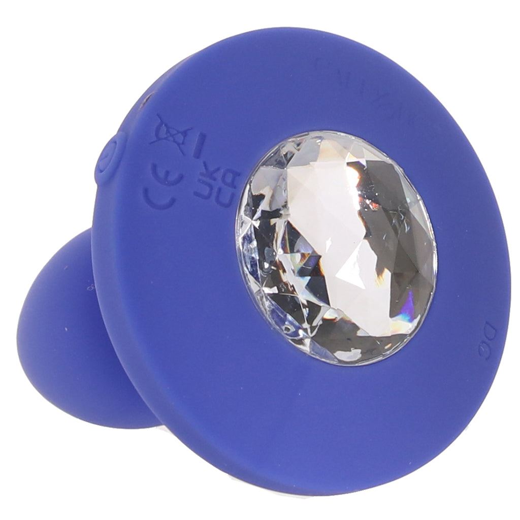 CalExotics Cheeky Gems Small Vibrating Probe in Blue - Vibrators - HoneyHugs Canada (View 5)