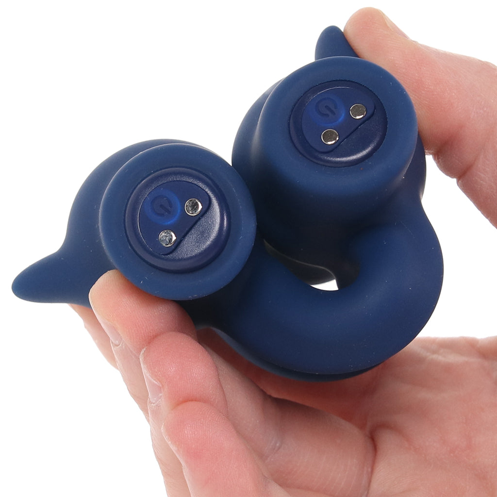 Maia Ronan Dual Vibrating Liquid Silicone C-Ring - Vibrators - HoneyHugs Canada (View 8)