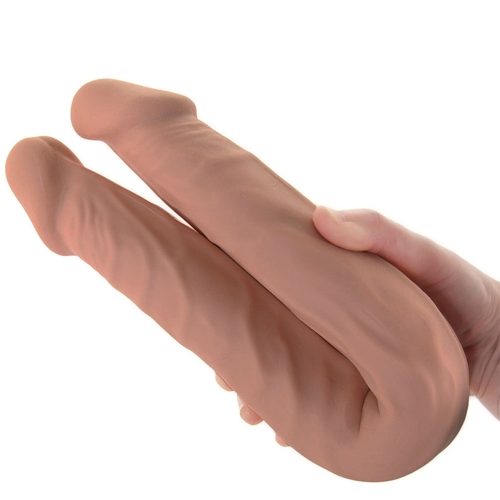 RealRock 18 Inch Double Dildo in Tan