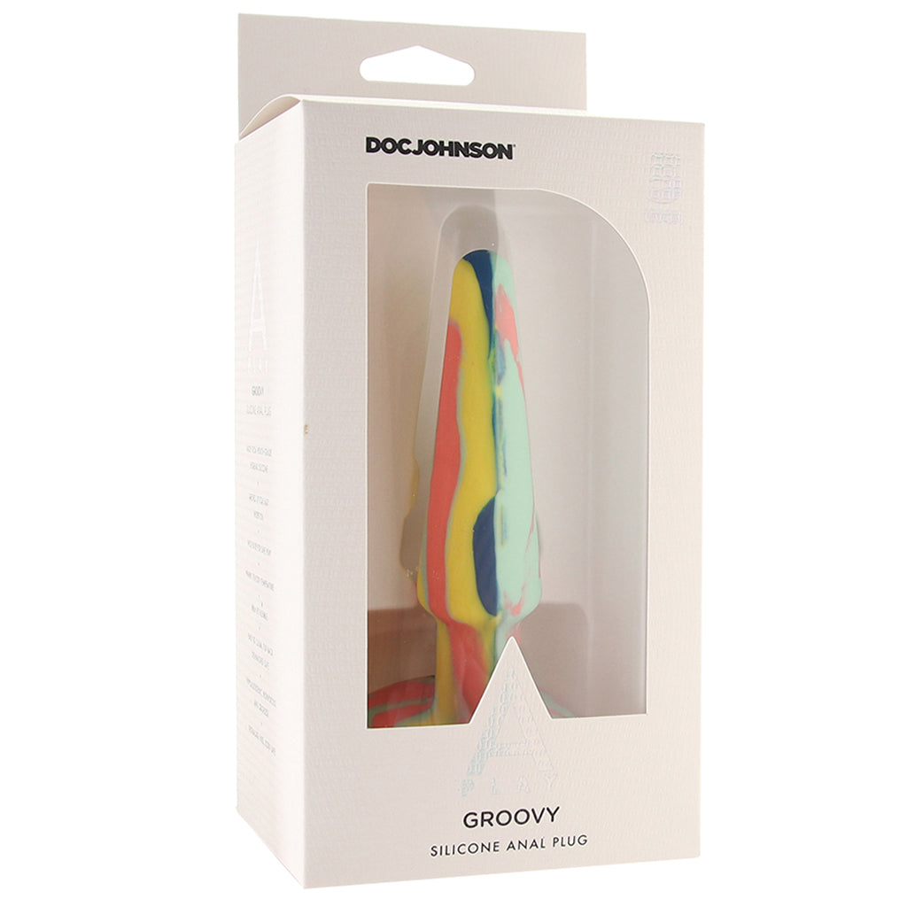 A-Play Groovy 5 Inch Anal Plug in Sunrise