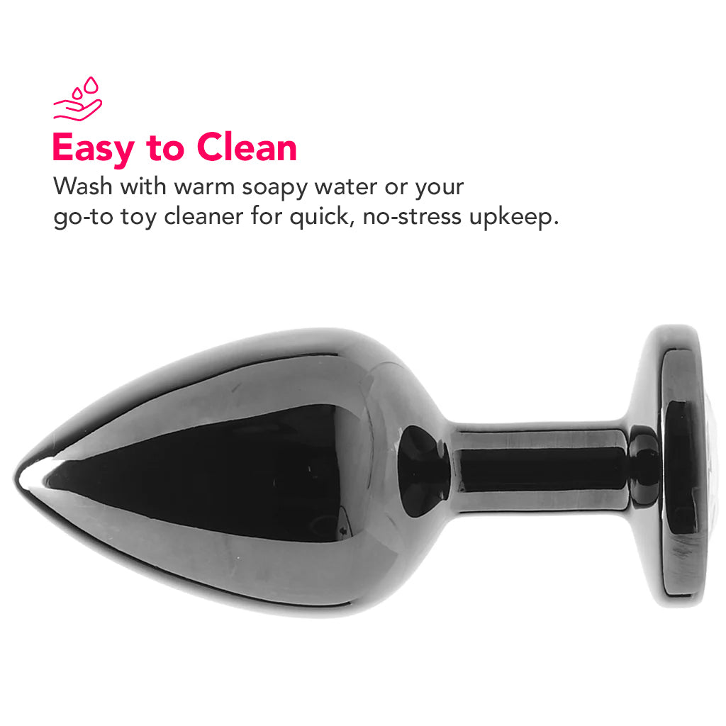 Ouch! Clear Gem Plug in Medium