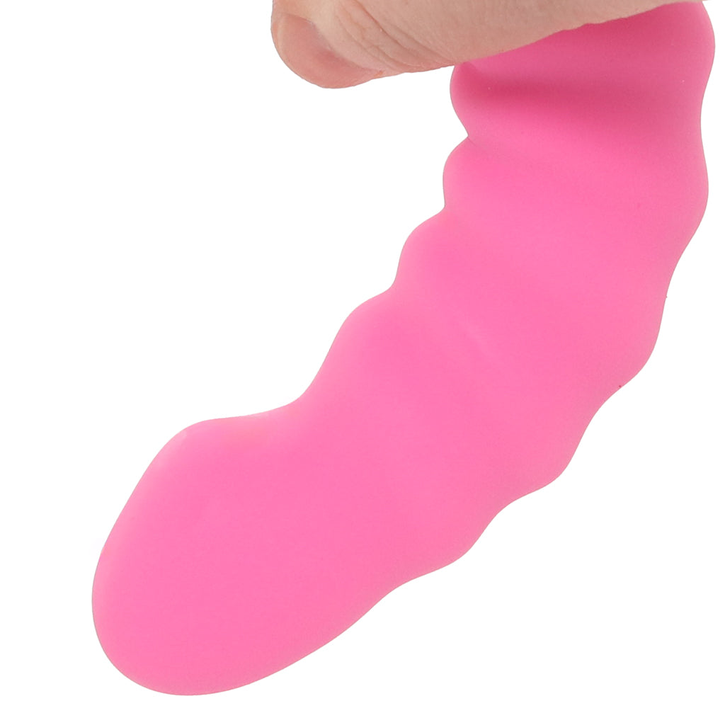 colours Colours 5 Inch Ribbed Remote Vibe in Pink - Dildos - HoneyHugs Canada (View 8)