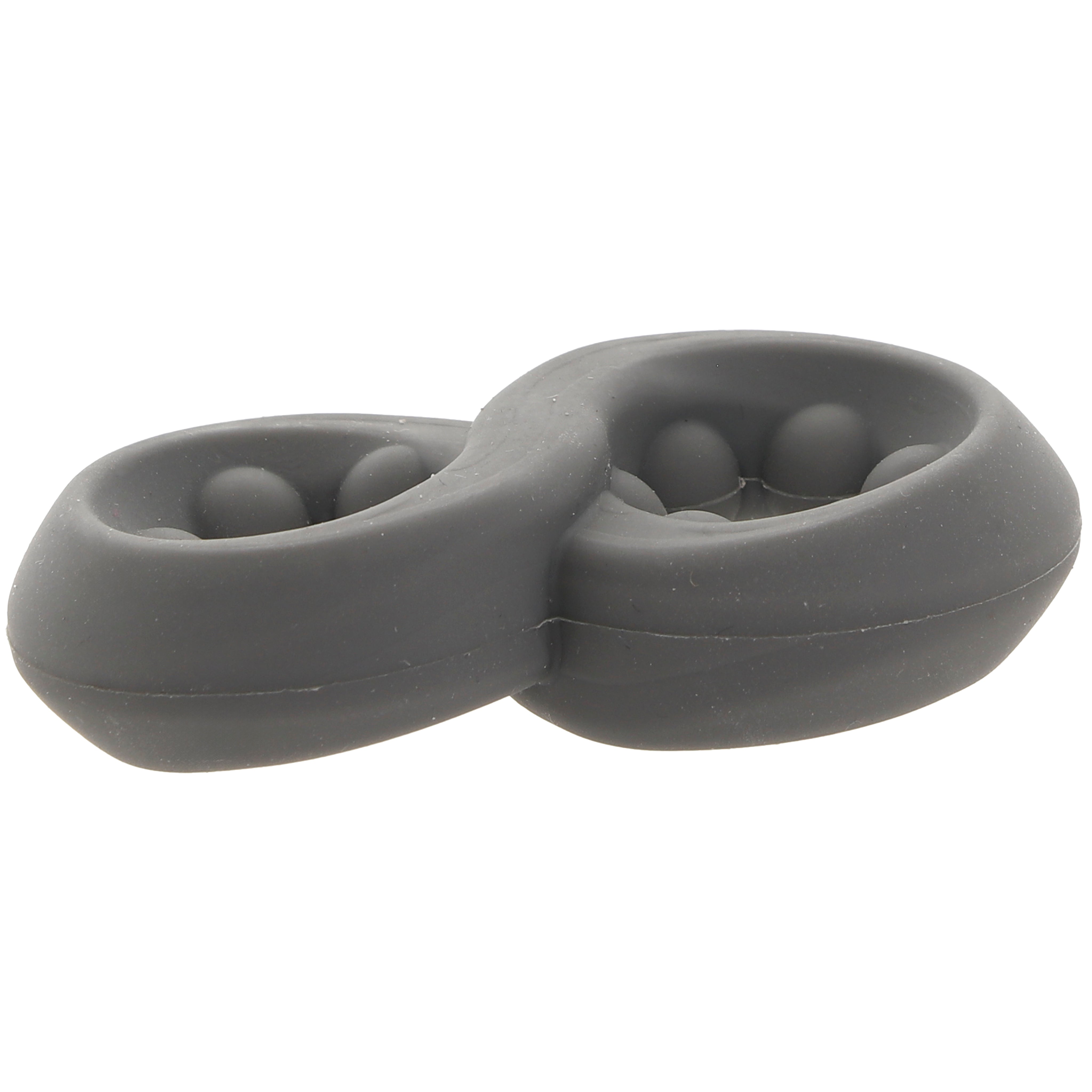 Alpha Liquid Silicone Beaded Crazy 8 Ring