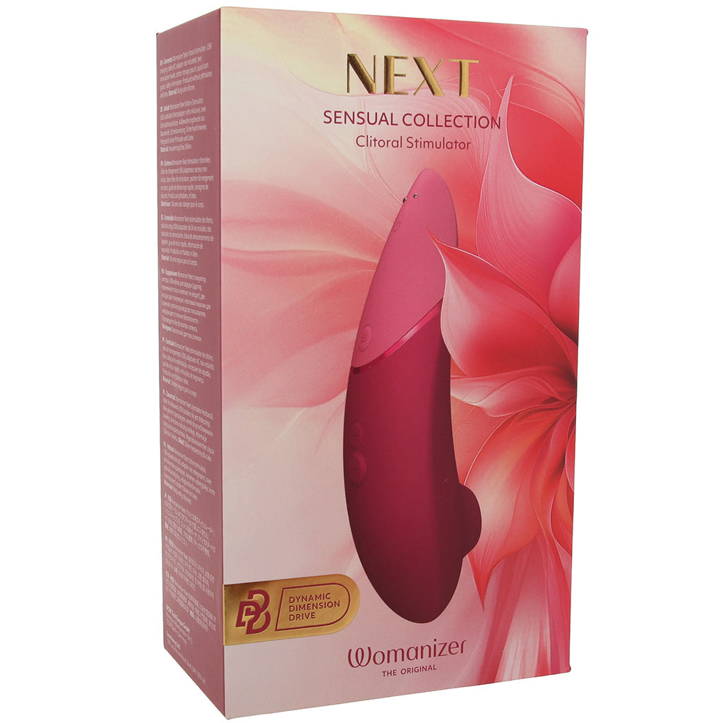 Womanizer Next 3D Pleasure Air Stimulator - Bordeaux | Deep, Layered Orgasm