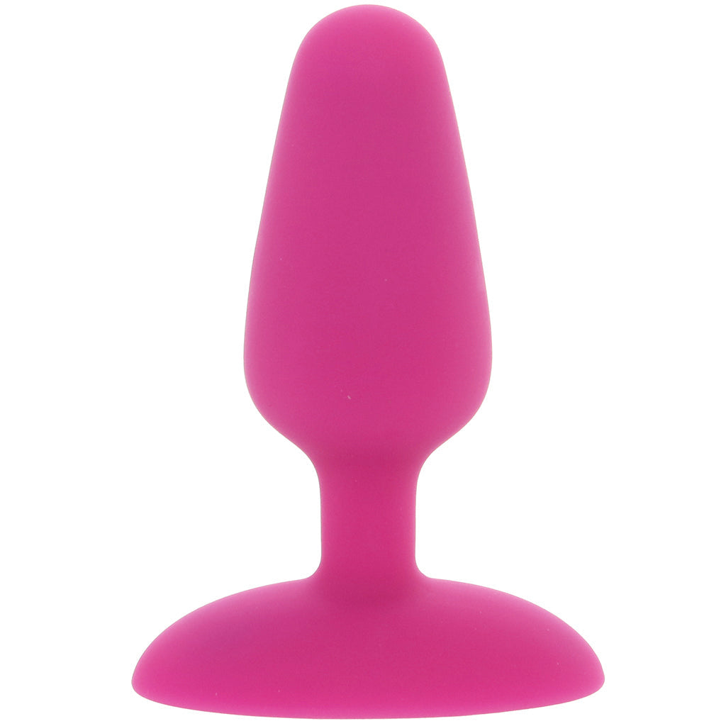 Bang! Bang! Vibrating Silicone Butt Plug in Pink - Vibrators - HoneyHugs Canada
