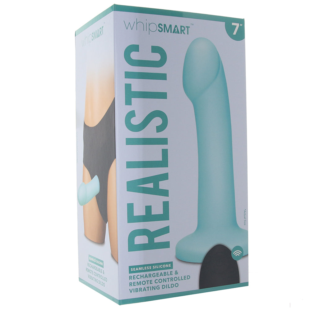 WhipSmart Realistic 7 Inch Remote Vibe in Blue
