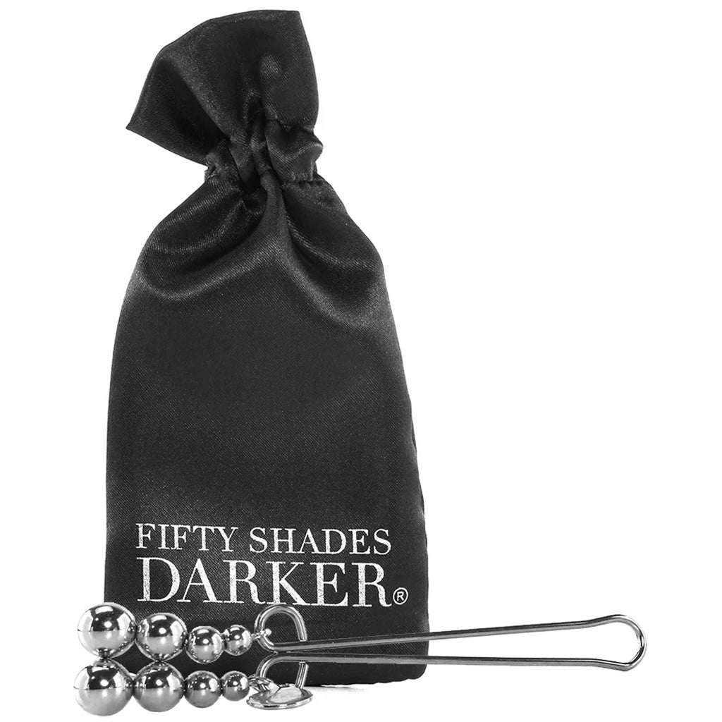 Fifty Shades Darker Just Sensation Beaded Clitoral Clamp: Exquisite Pressure & Teasing