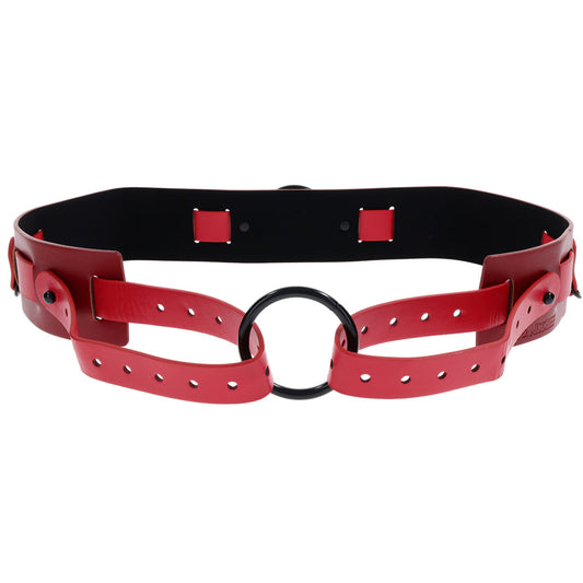 Ex's & Oh's Bound And Belted: Luxurious Vegan Leather Bondage Waist Restraint