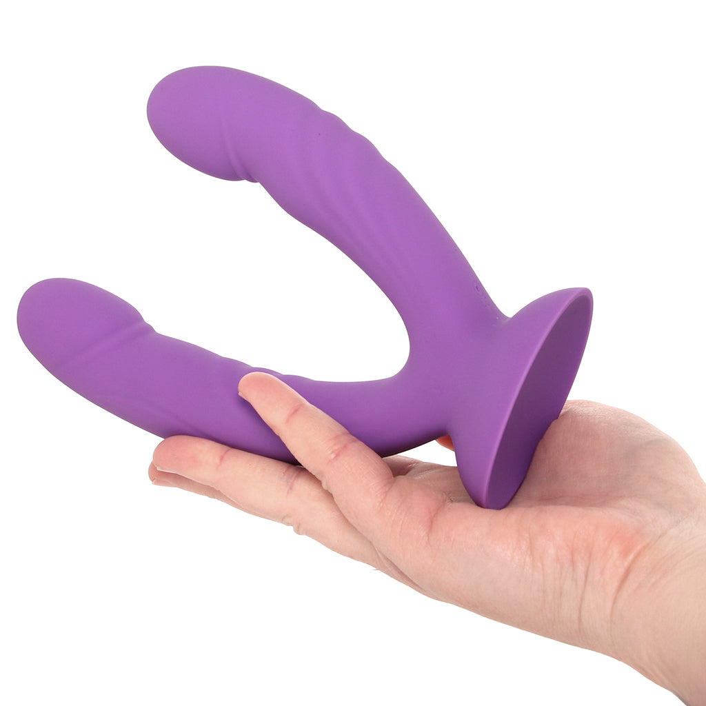 Inya Inya Duet Vibrating Double Dildo in Purple - Vibrators - HoneyHugs Canada (View 4)
