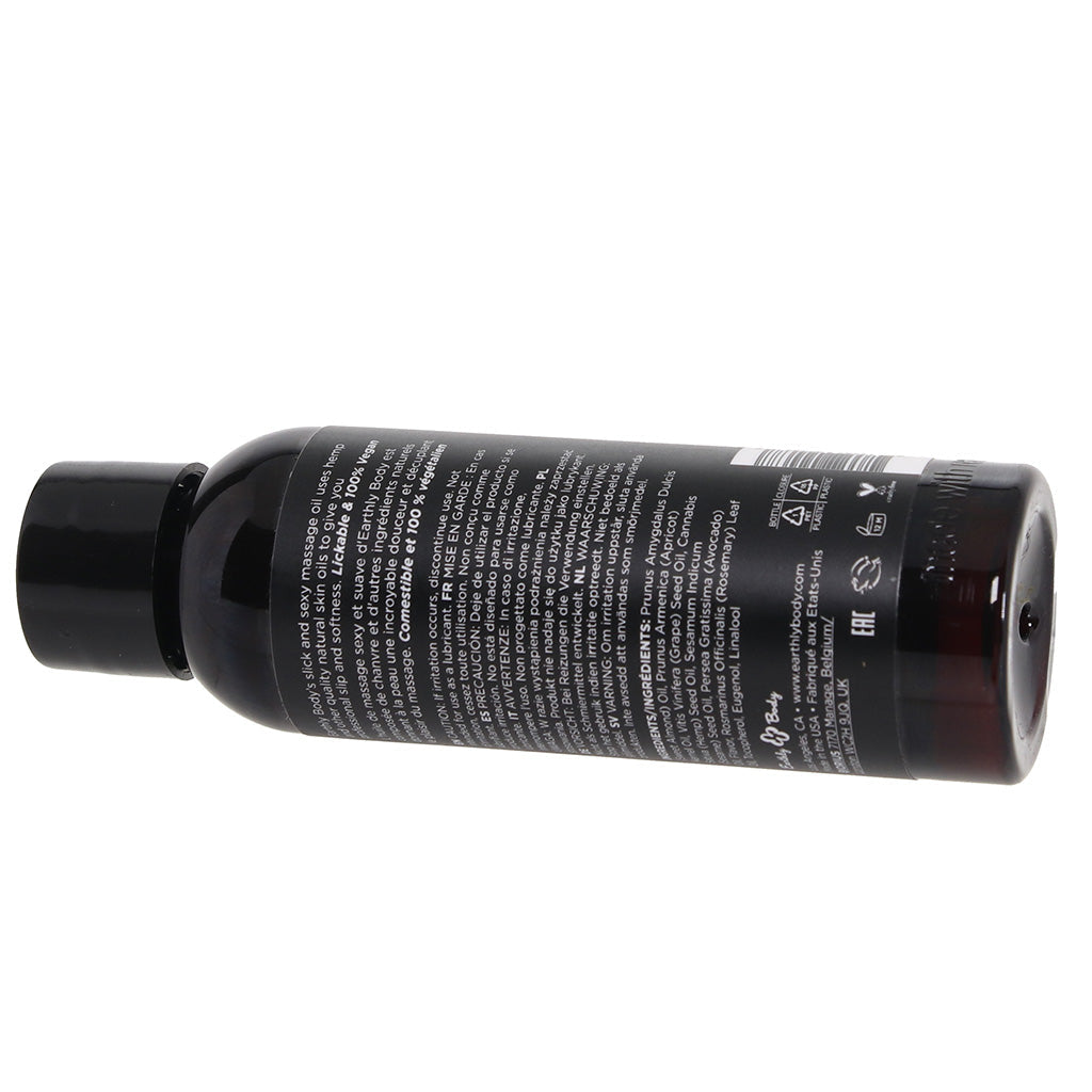 Edible Massage Oil 2oz/60ml in Gushing Grape