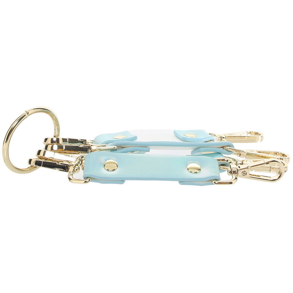 Elevate Your Play: Ouch! Paris Blue Hogtie Connectors – Luxurious Vegan Leather Restraint