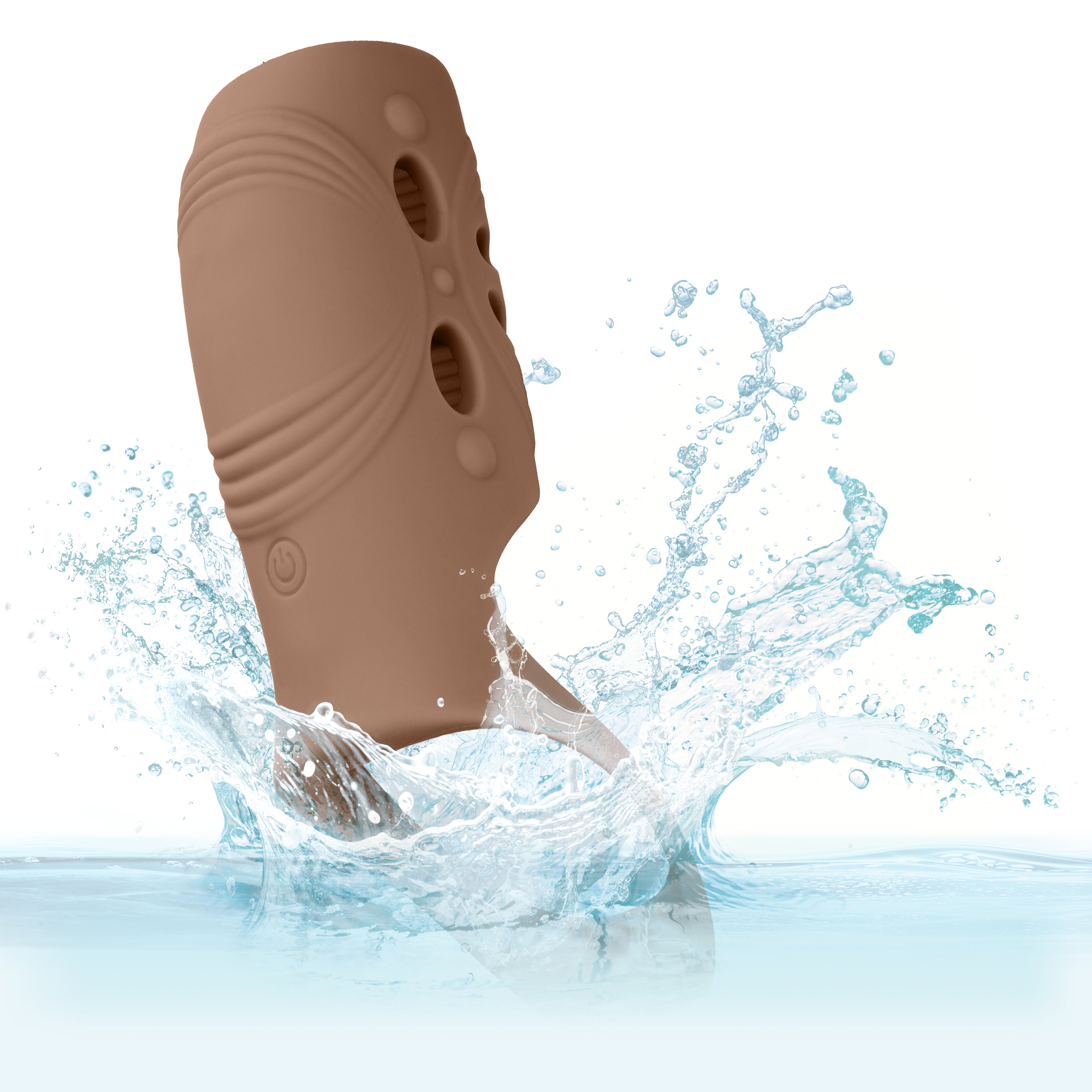 Performance Maxx Open-Ended Vibrating Penis Sleeve in Dark