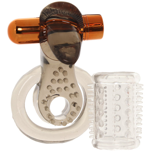 Stay Hard Monster Vibrating Cock Ring Set