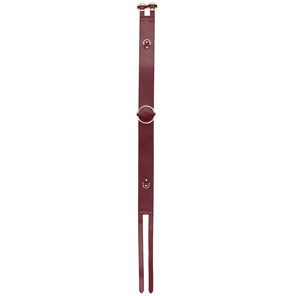 Ouch! Halo Burgundy Waist Bondage Belt /M