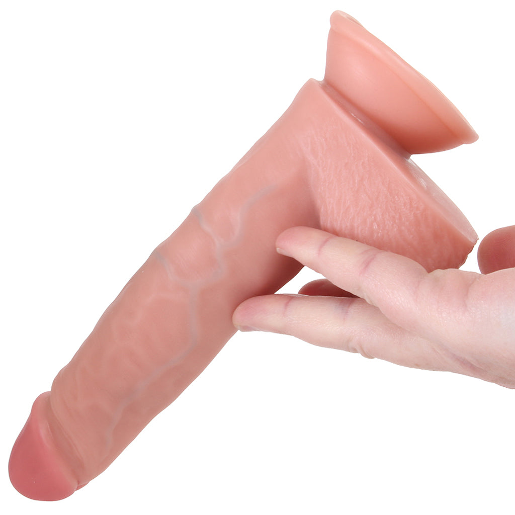 RealRock RealRock 7 Inch Vibrating Dildo in Light - Vibrators - HoneyHugs Canada (View 4)