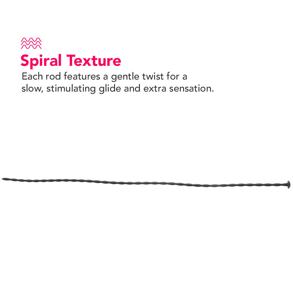 Elevate Your Exploration: Ouch! Silicone Spiral Sounding Set for Discerning Beginners