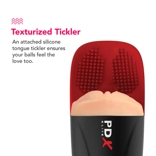 Pipedream PDX Elite Fap-O-Matic Pro XL Suction Stroker in Light - Male Masturbators - HoneyHugs Canada (View 2)