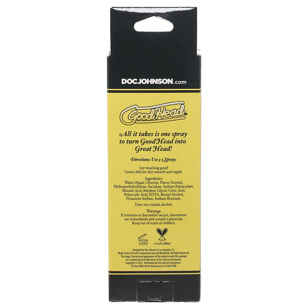 GoodHead Juicy Mouth Spray 2oz/59ml in Lemon Drop