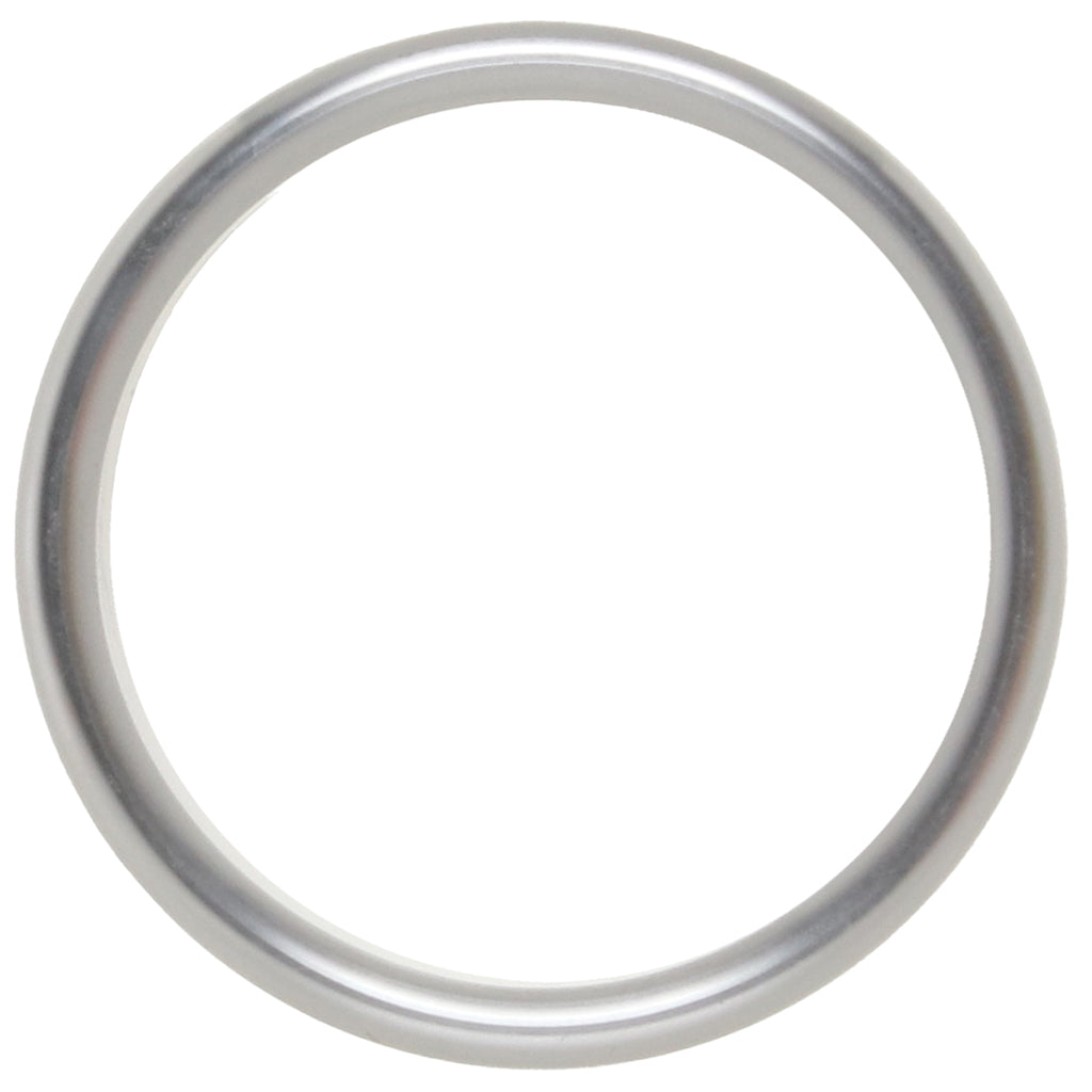 Rock Solid The Brushed Alloy Cock Ring in X-Large