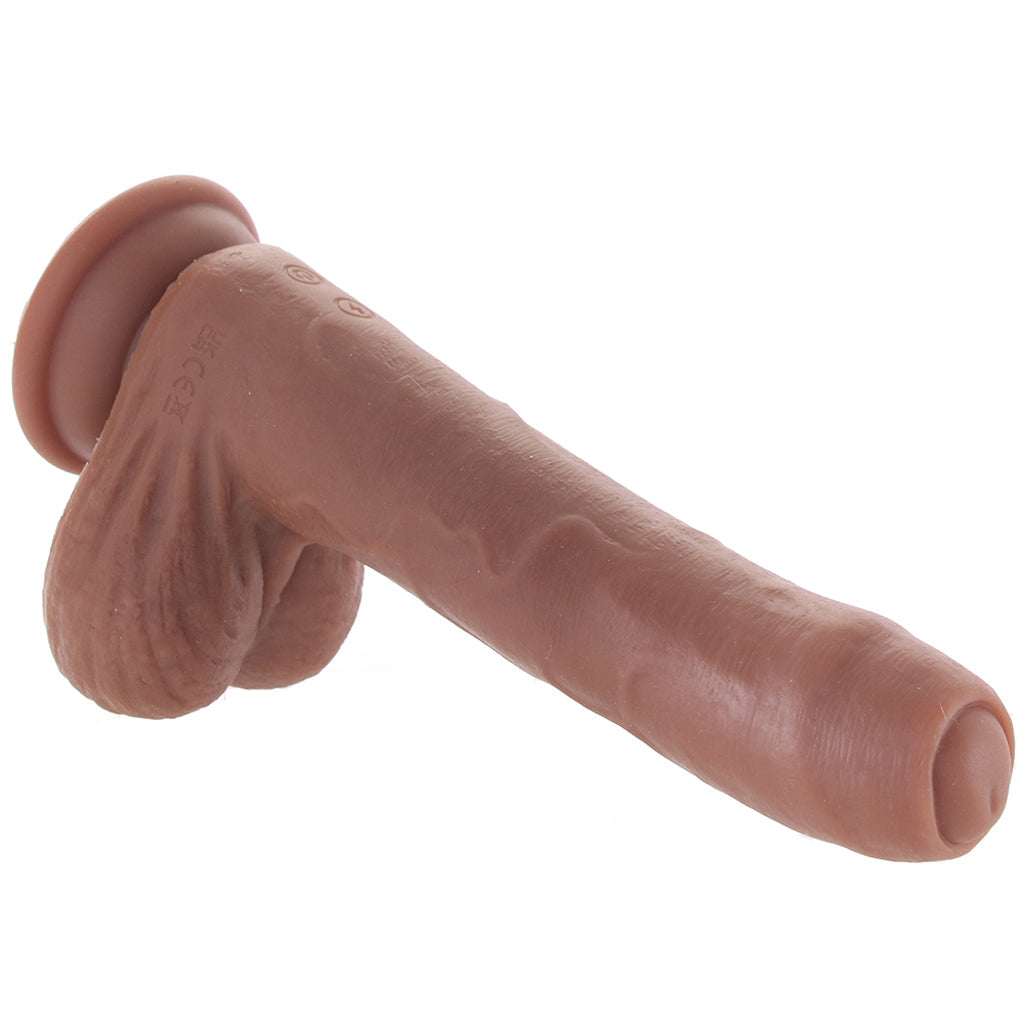 Evolved Novelties Peek A Boo 8 Inch Vibrating Dildo in Dark - Vibrators - HoneyHugs Canada (View 2)