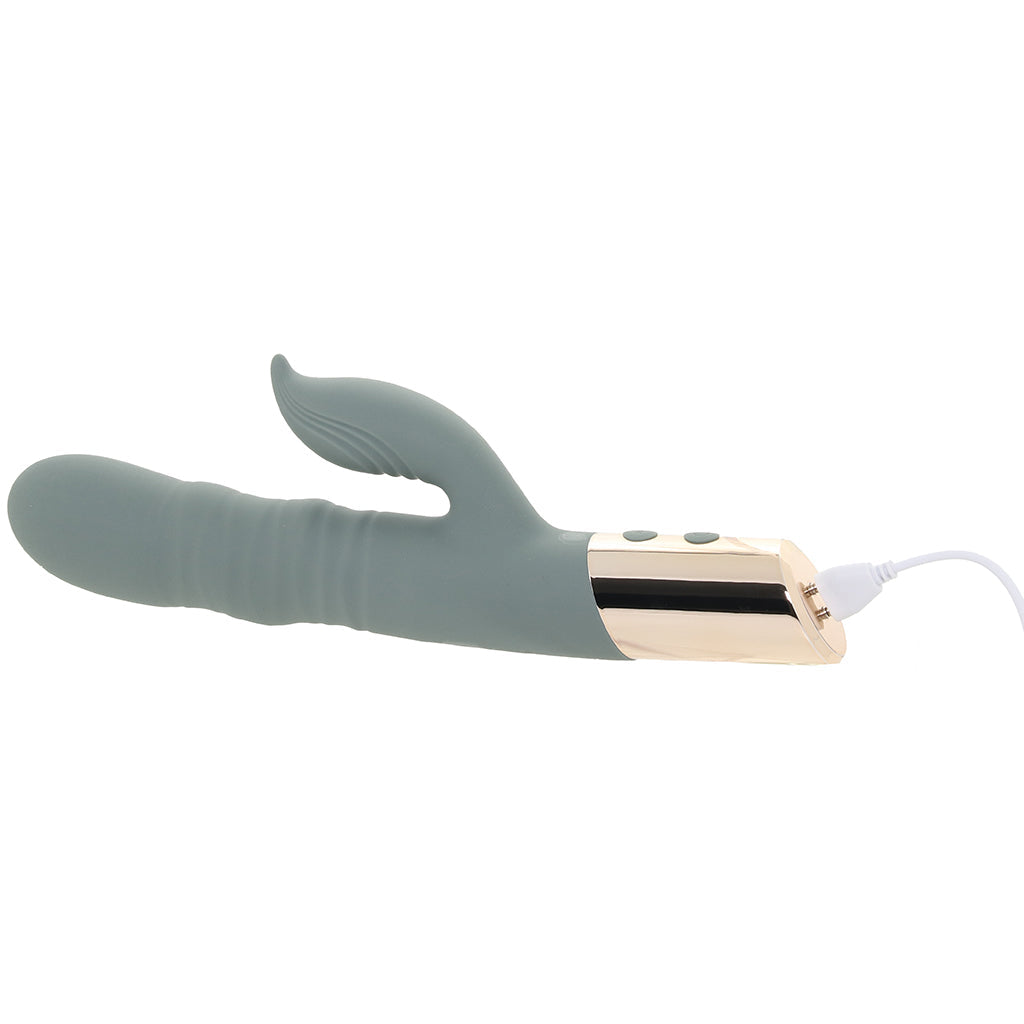 Evolved Novelties Shimmy: Luxurious Thrusting Rabbit Vibrator for Dual Sensation