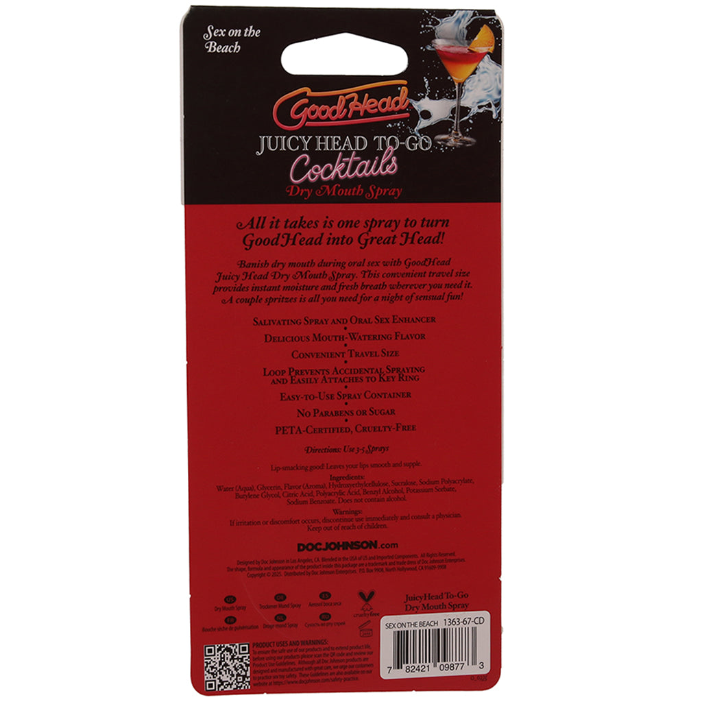 GoodHead Dry Mouth Spray To-Go in Sex On The Beach