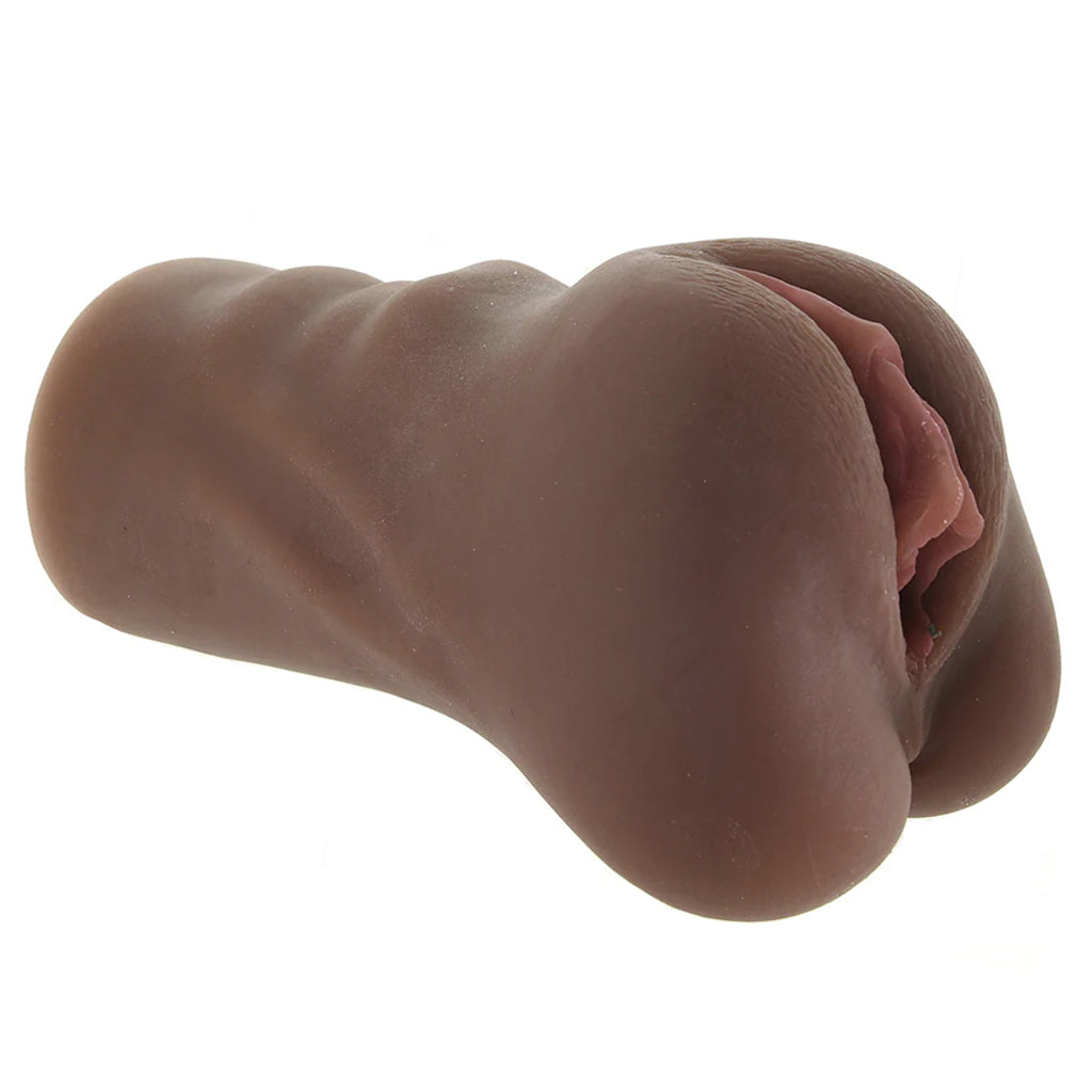 CalExotics Stroke It Anatomical Pussy Stroker in Brown - Male Masturbators - HoneyHugs Canada