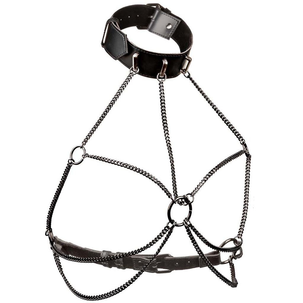 Euphoria Multi Chain Collar Harness: The Apex of Fetish & Fashion Fusion