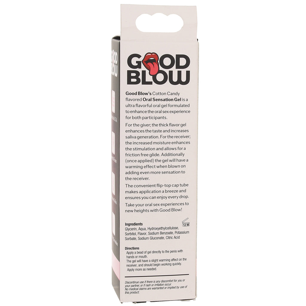 Good Blow Oral Sensation Gel 1.5oz/44.4ml in Cotton Candy