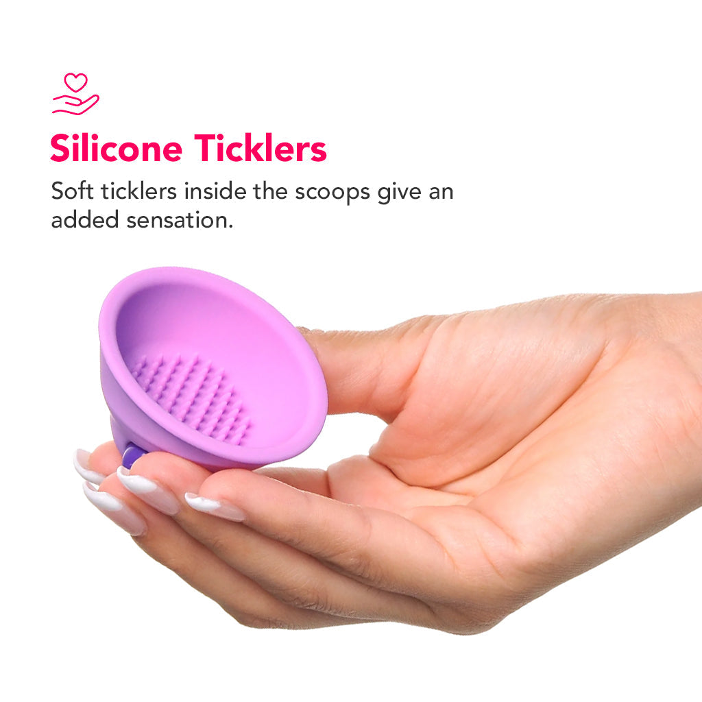 Fantasy For Her Purple Vibrating Nipple Suck-Hers: Elite Suction & Sensual Bliss