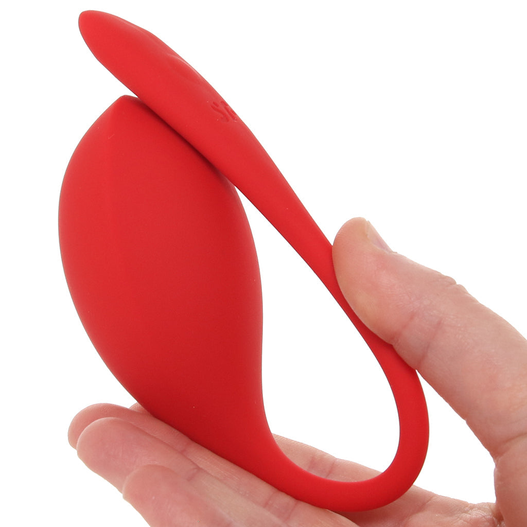 Satisfyer Satisfyer Shiny Petal Wearable Vibe in Red - Vibrators - HoneyHugs Canada (View 4)