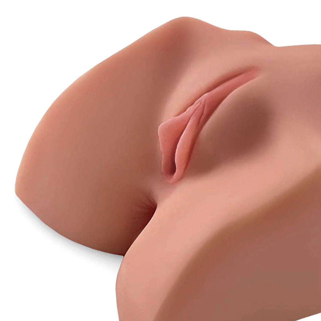 Pipedream Extreme Toyz PDX Plus Perfect DD's Masturbator in Tan - Male Masturbators - HoneyHugs Canada (View 5)