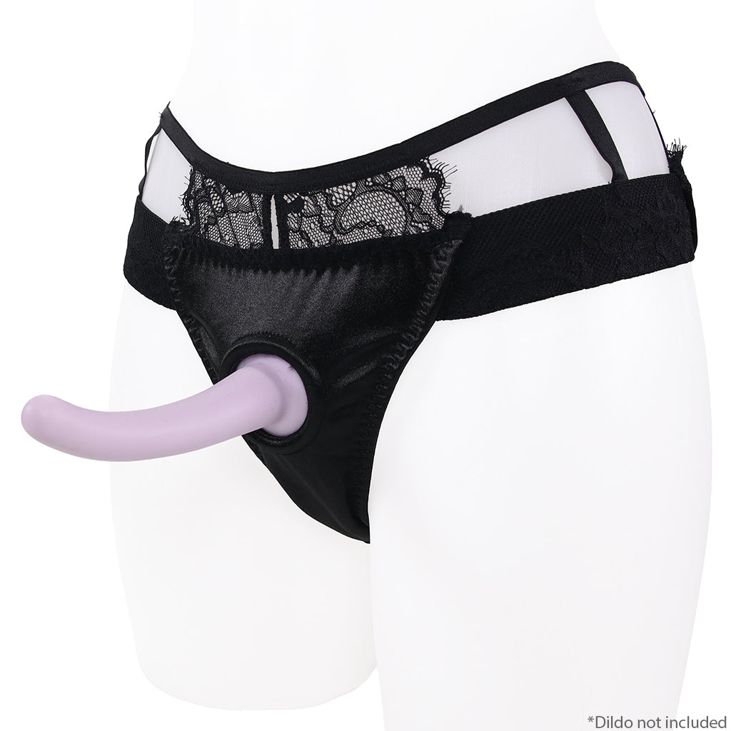 Bedroom Bliss Belle Panty Harness & Garter in Medium