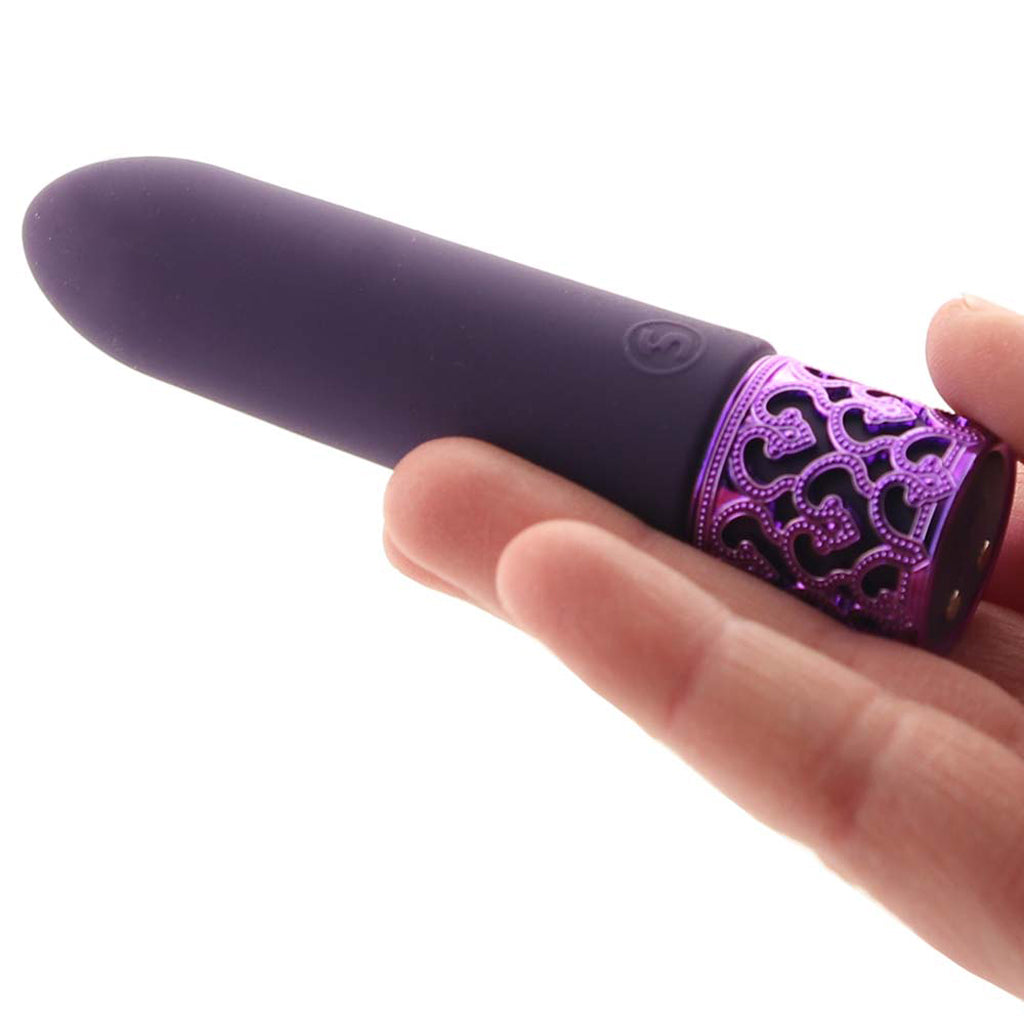 Ouch! Royal Gems Imperial Bullet Vibe in Purple - Vibrators - HoneyHugs Canada (View 4)