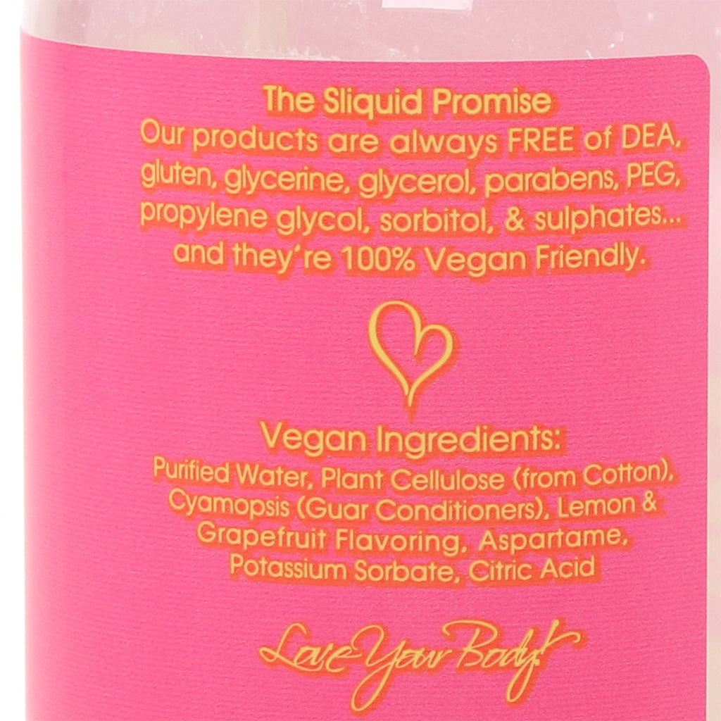 Sliquid Swirl Pink Lemonade Flavored Lube - Natural, Vegan, Oral & Toy Safe 4.2oz