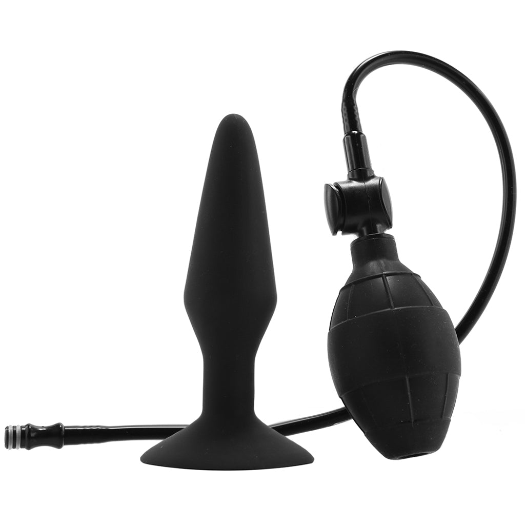 CalExotics Medium Inflatable Silicone Plug: Expand Your Pleasure
