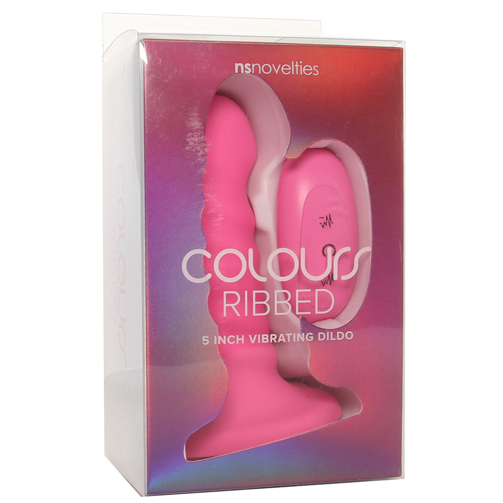 colours Colours 5 Inch Ribbed Remote Vibe in Pink - Dildos - HoneyHugs Canada (View 9)