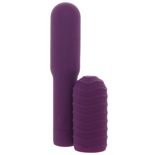 Pocket Rocket Elite Vibe with Texture Sleeve in Purple