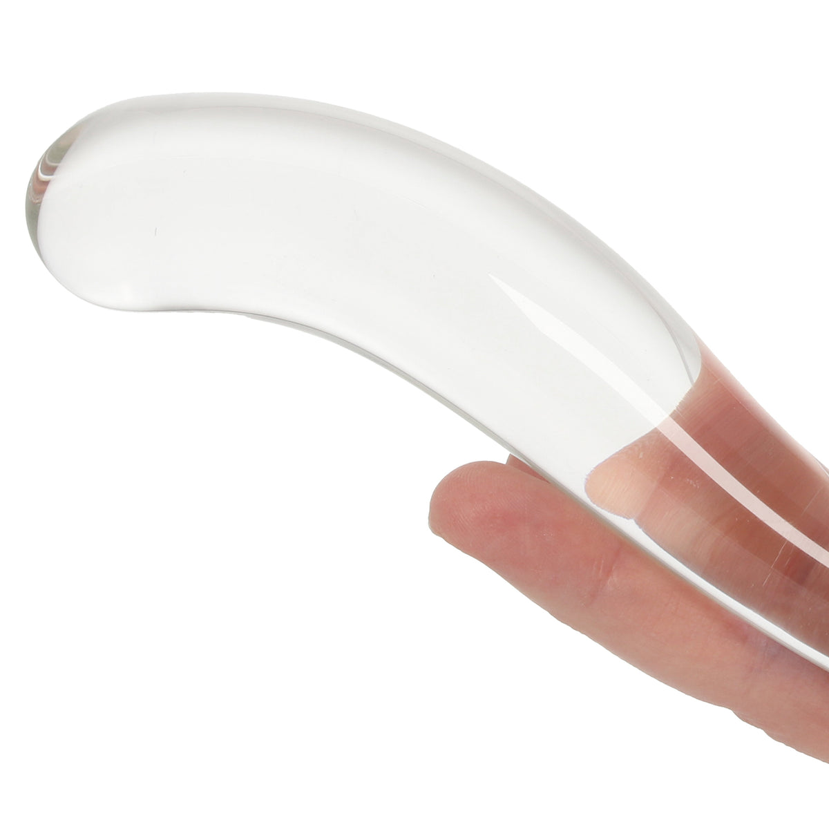 Clarity Celestial Curve Glass Dildo