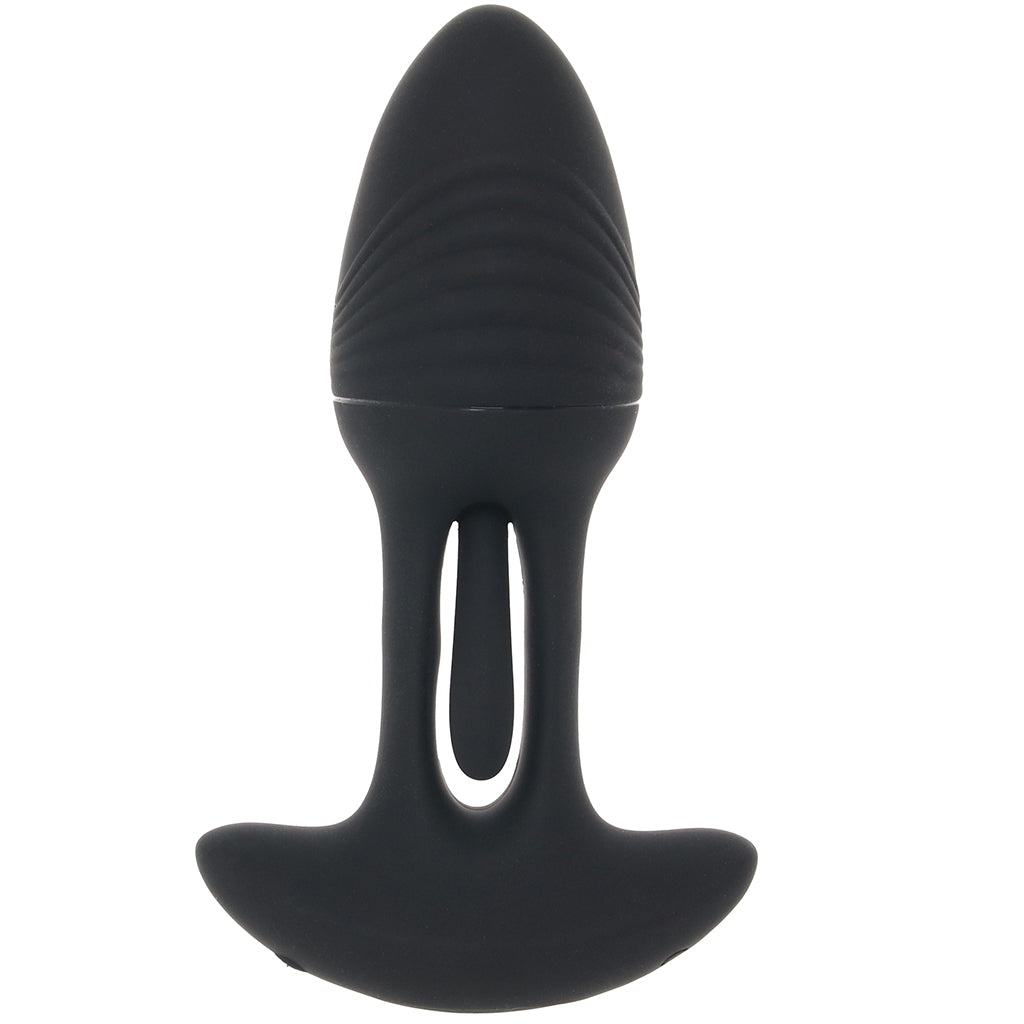 Playboy Playboy Rim Shot Flicking Vibrating Butt Plug - Vibrators - HoneyHugs Canada