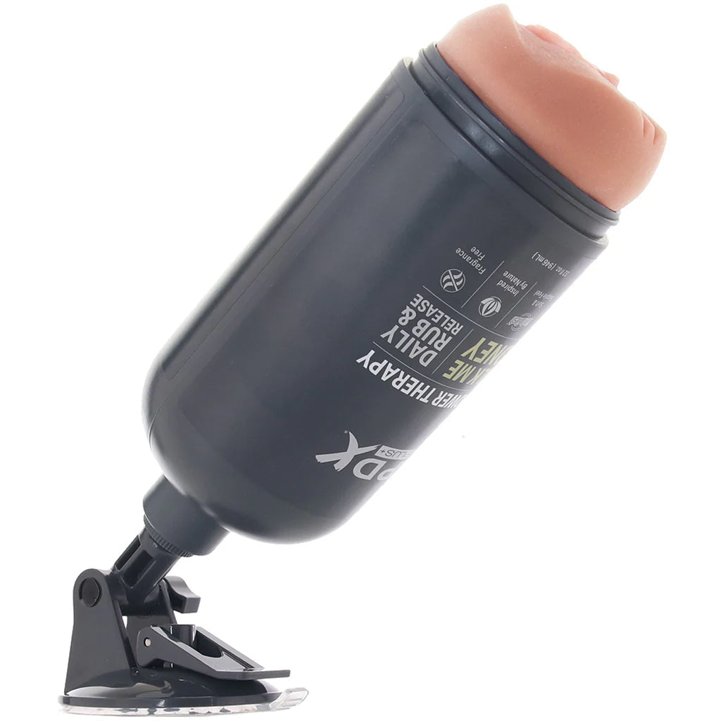 Pipedream Extreme Toyz PDX Shower Therapy Milk Me Honey Stroker in Light - Male Masturbators - HoneyHugs Canada (View 3)