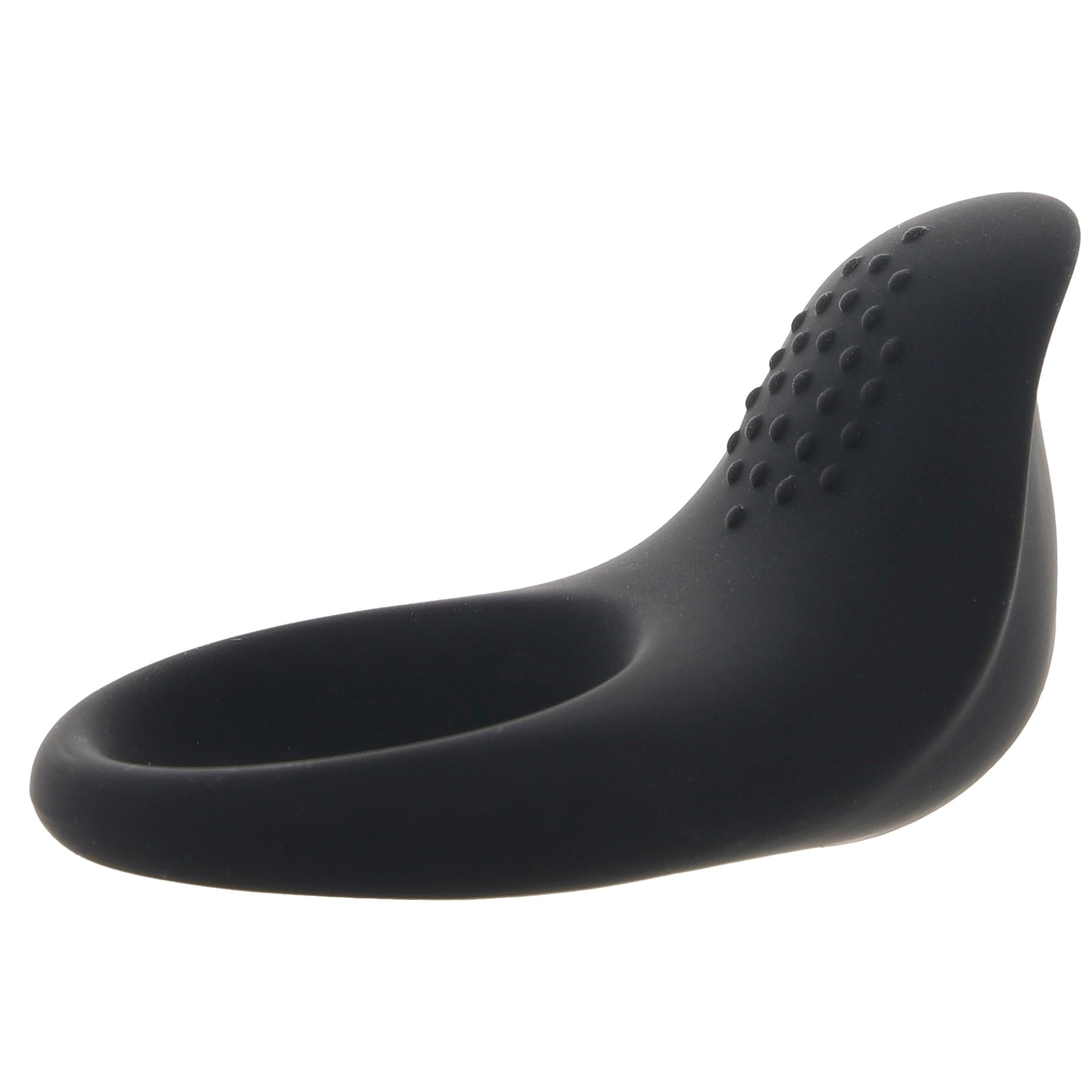Bang! Vibrating Silicone Cock Ring in Black