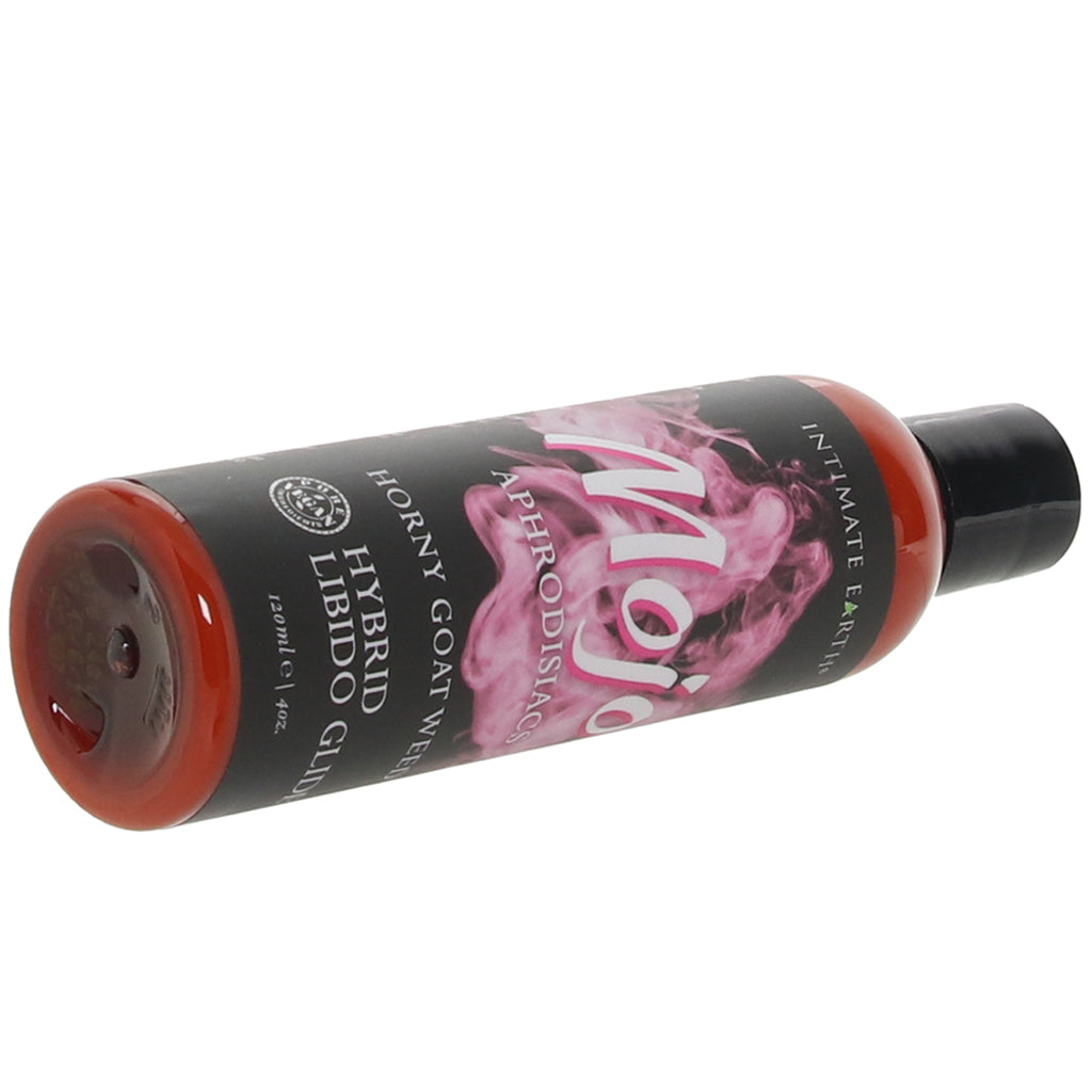 Intimate Earth Mojo Aphrodisiacs Hybrid Libido Glide - Premium Anal Lube, 4oz/120ml