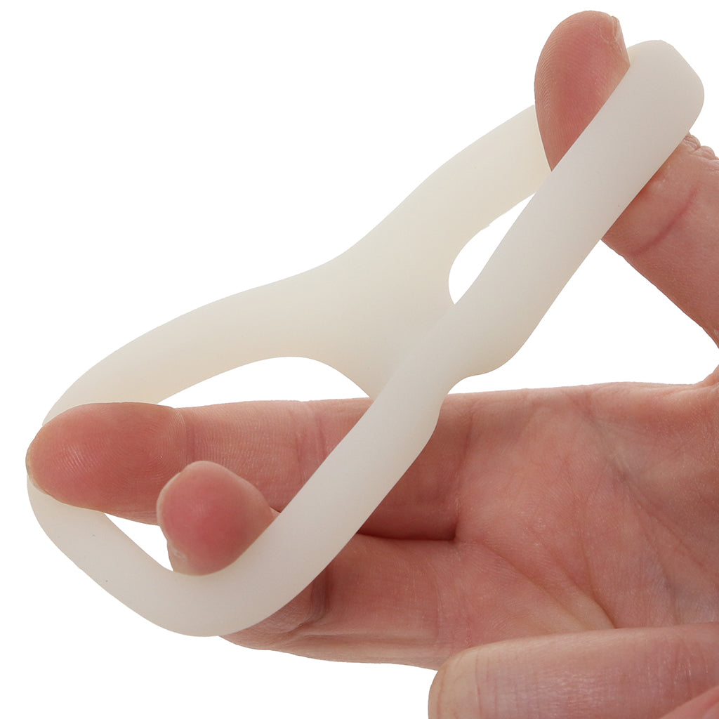Alpha Ring Liquid Silicone Snug Tugger in Glow-in-the-Dark
