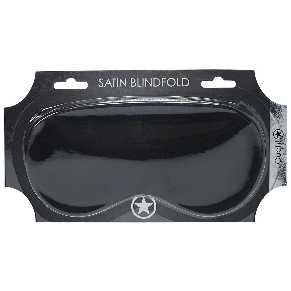 Ouch! Black Satin Blindfold: Silken Sensory Escape & Intimate Play