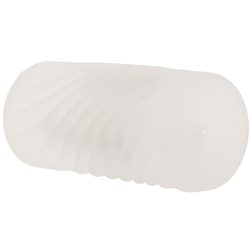 CalExotics Pop Sock! Beaded Stroker in Clear - Male Masturbators - HoneyHugs Canada